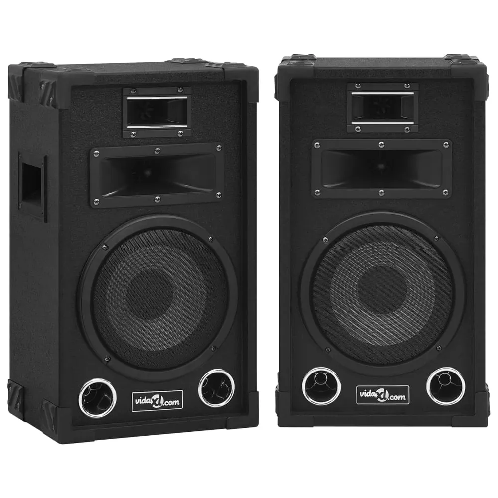 Profesionální pasivní hi-fi reproduktory 2 ks 800 w černé