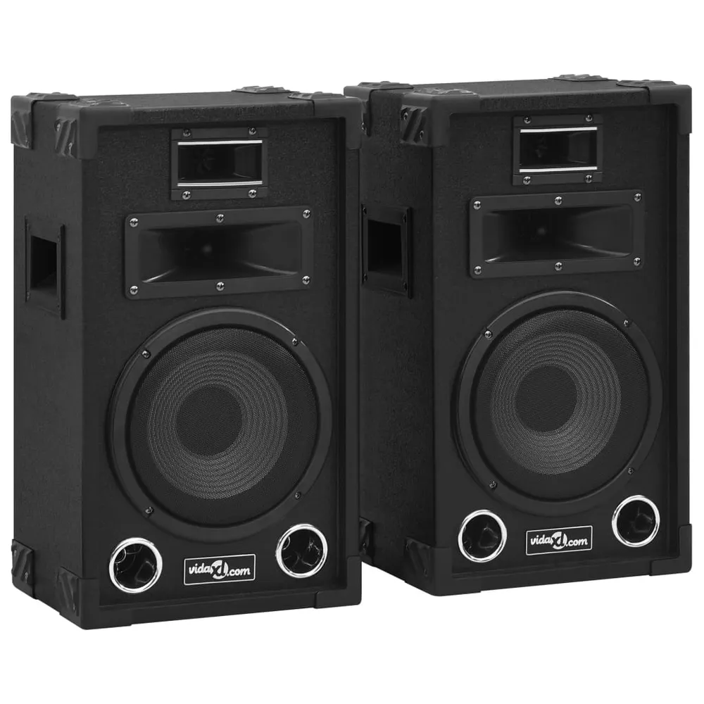 Profesionální pasivní hi-fi reproduktory 2 ks 800 w černé