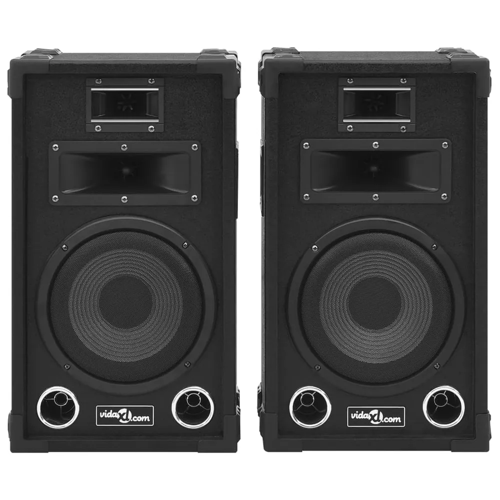 Profesionální pasivní hi-fi reproduktory 2 ks 800 w černé