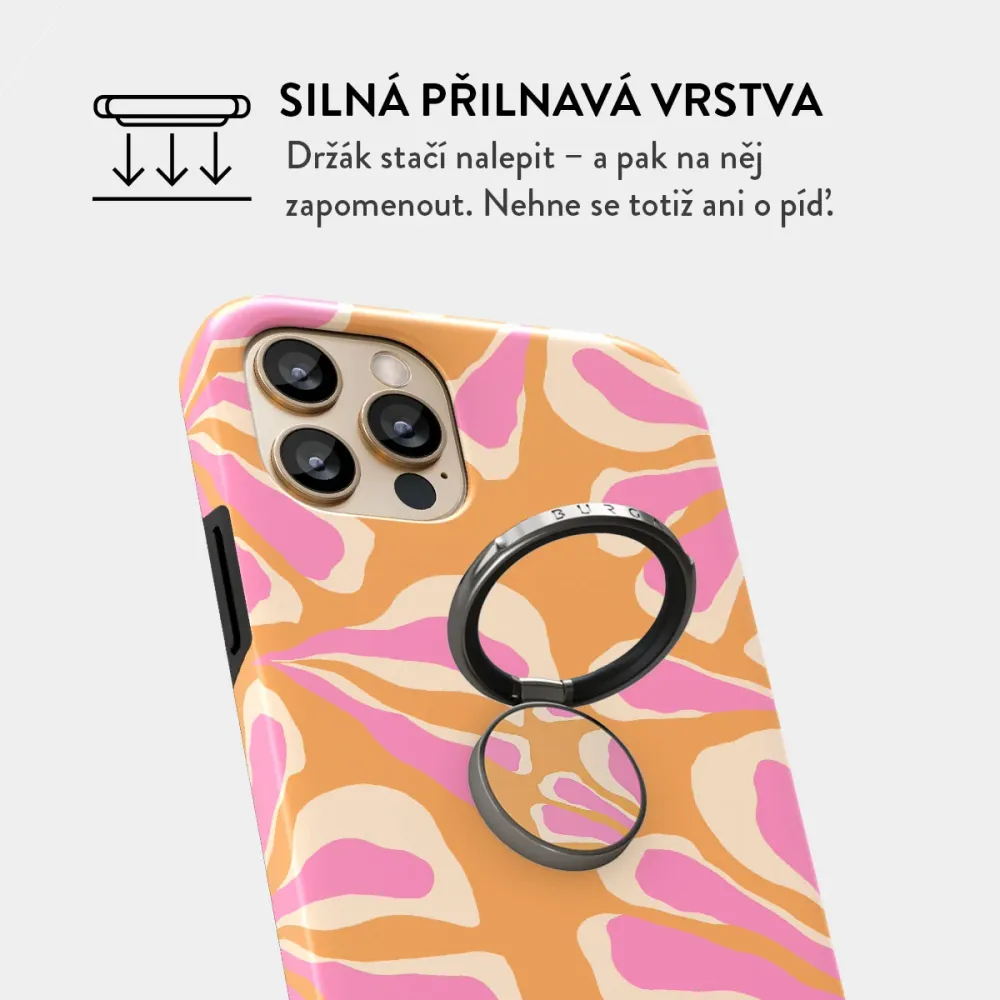 Aloha - Nalepovací držák na prst Antracitova