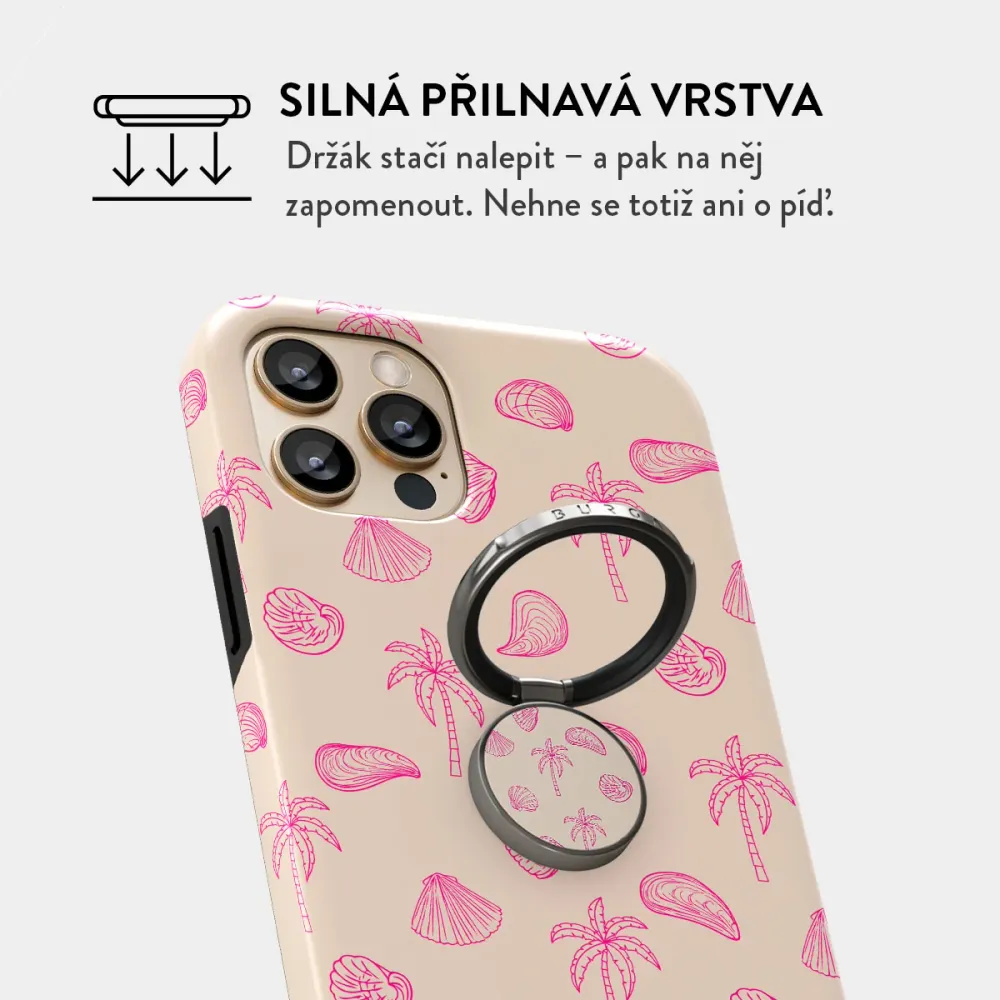Beach Please - Nalepovací držák na prst Antracitova