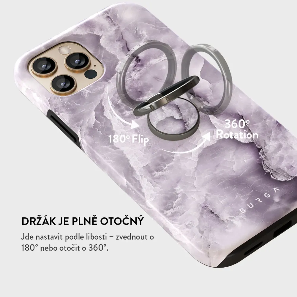 Black Currant - Nalepovací držák na prst Antracitova
