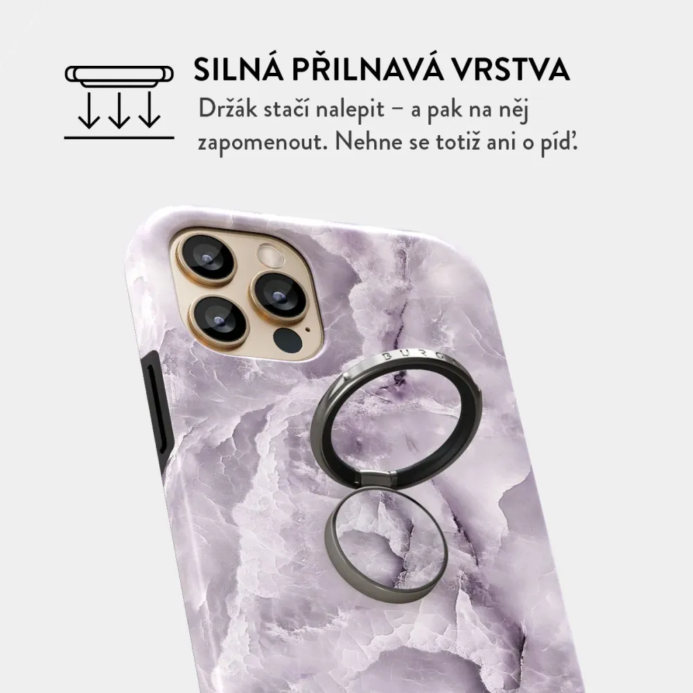 Black Currant - Nalepovací držák na prst Antracitova