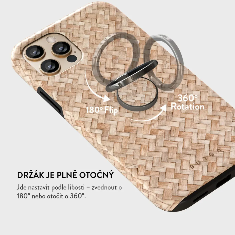 Boho Dreams - Nalepovací držák na prst Antracitova