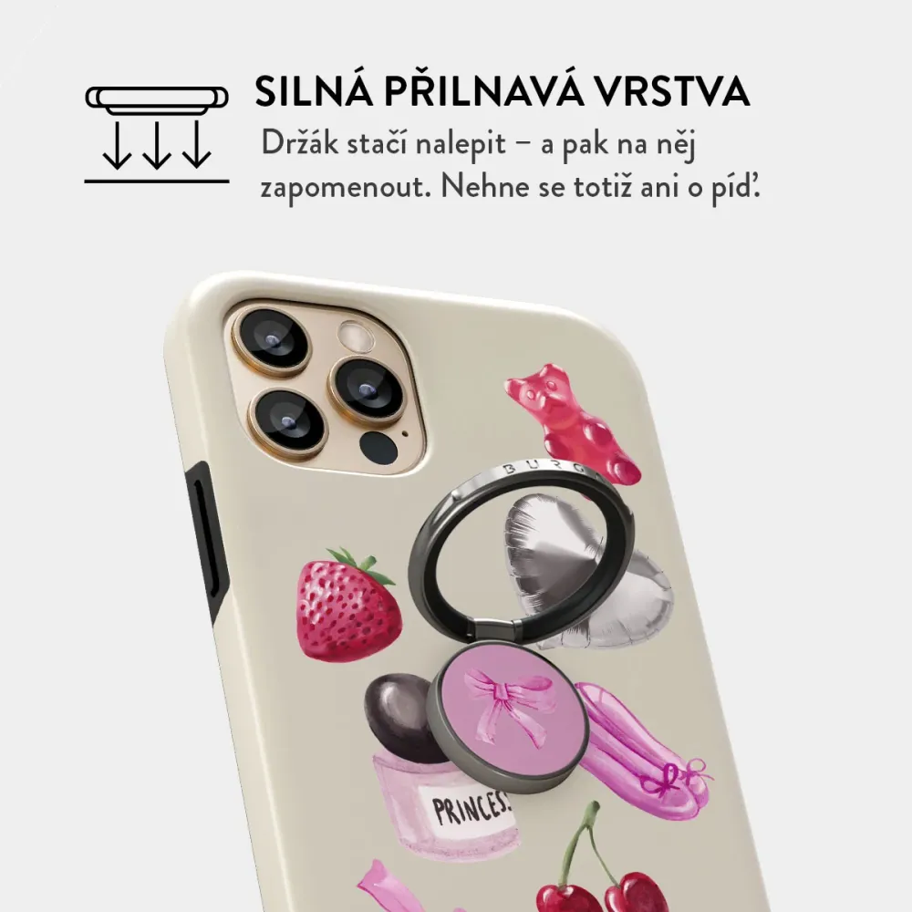 Baby Girl - Nalepovací držák na prst Antracitova BURGA CZ