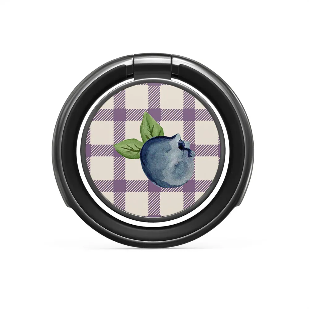 Blueberry Muffin - Nalepovací držák na prst Antracitova BURGA CZ