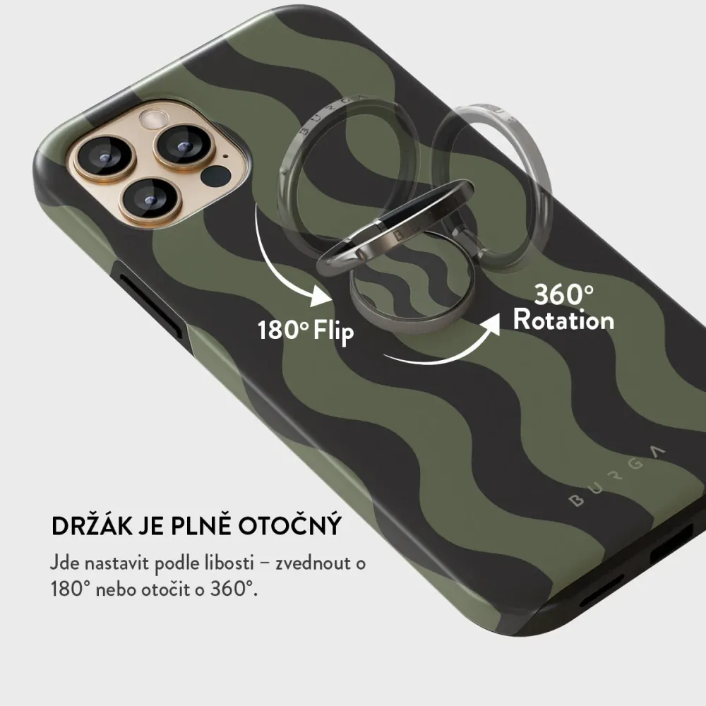 Double Take - Nalepovací držák na prst Antracitova BURGA CZ