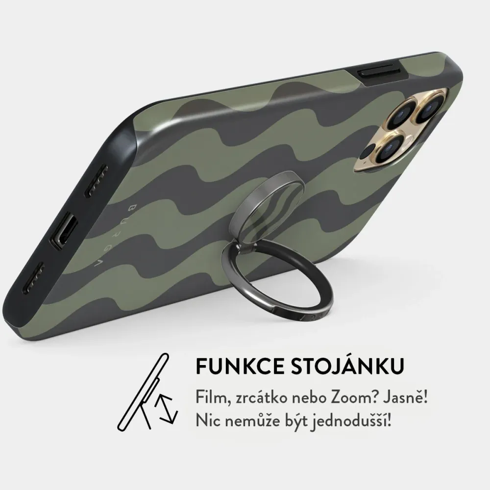 Double Take - Nalepovací držák na prst Antracitova BURGA CZ