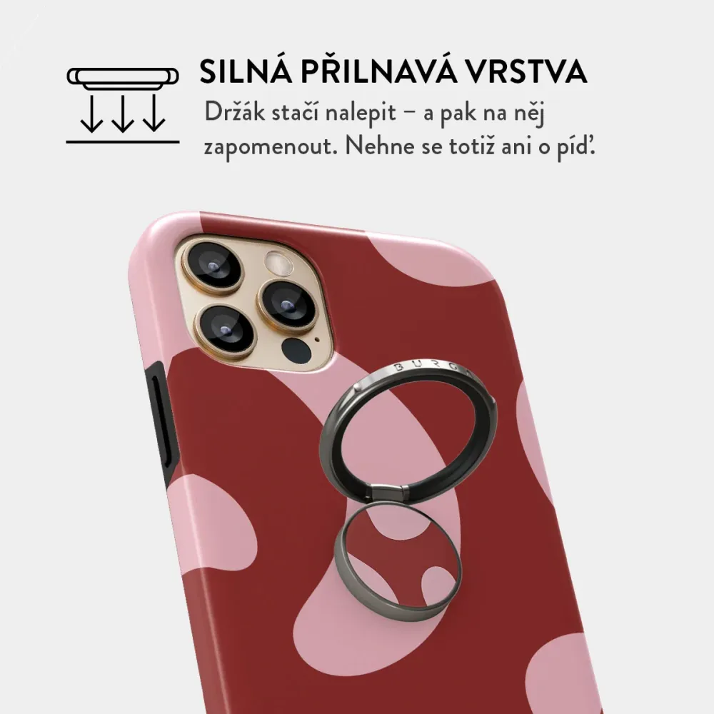 Flex - Nalepovací držák na prst Antracitova BURGA CZ