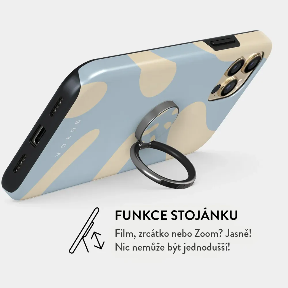 Flow - Nalepovací držák na prst Antracitova BURGA CZ