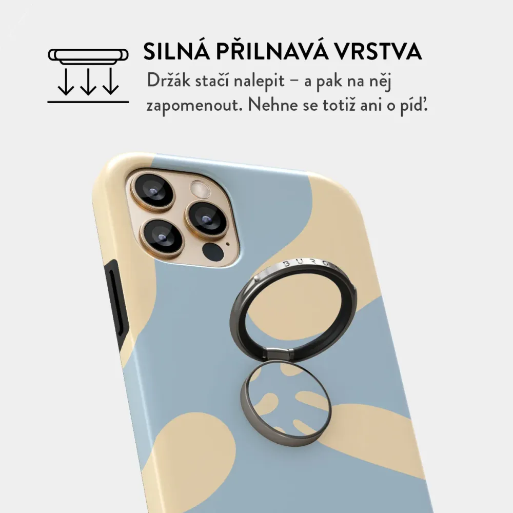 Flow - Nalepovací držák na prst Antracitova BURGA CZ