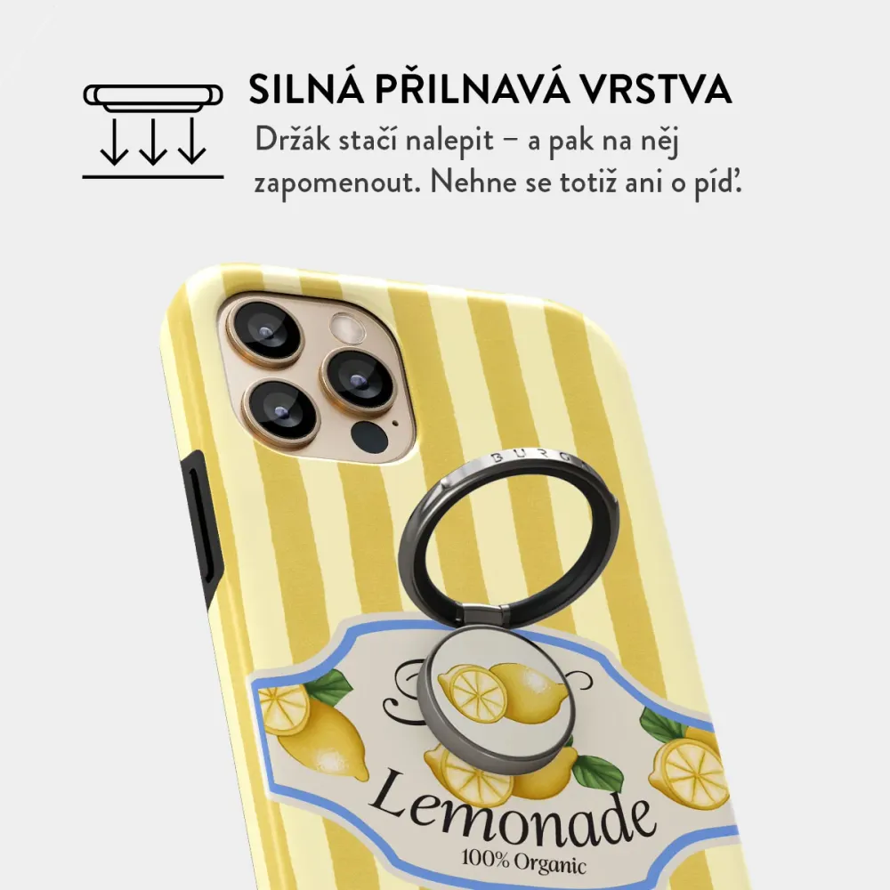 Frizzante - Nalepovací držák na prst Antracitova BURGA CZ