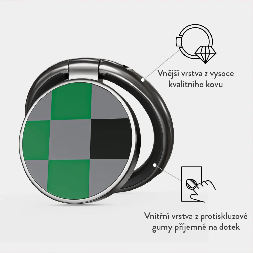Game Night - Nalepovací držák na prst Antracitova BURGA CZ