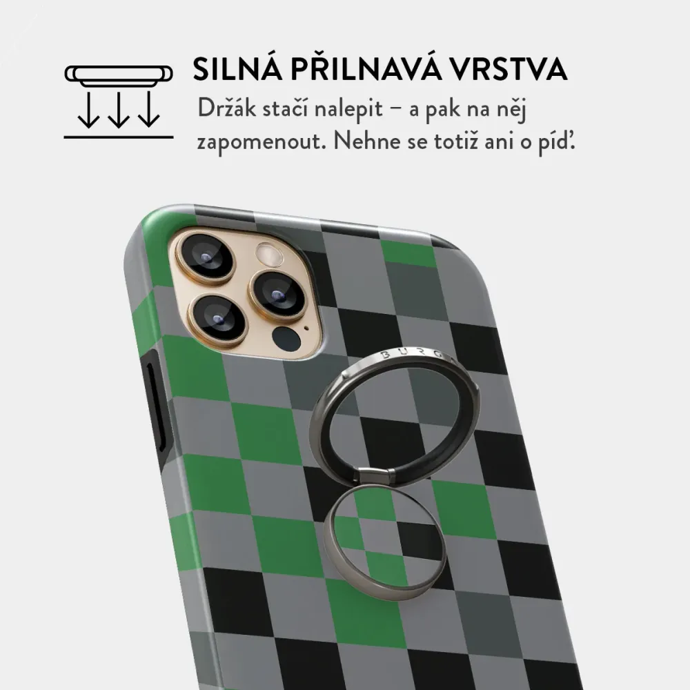 Game Night - Nalepovací držák na prst Antracitova BURGA CZ
