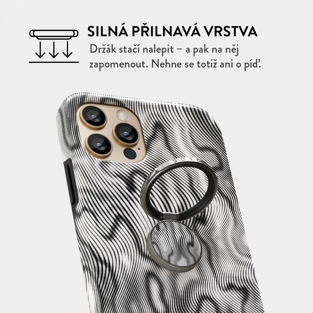 Ghost - Nalepovací držák na prst Antracitova BURGA CZ