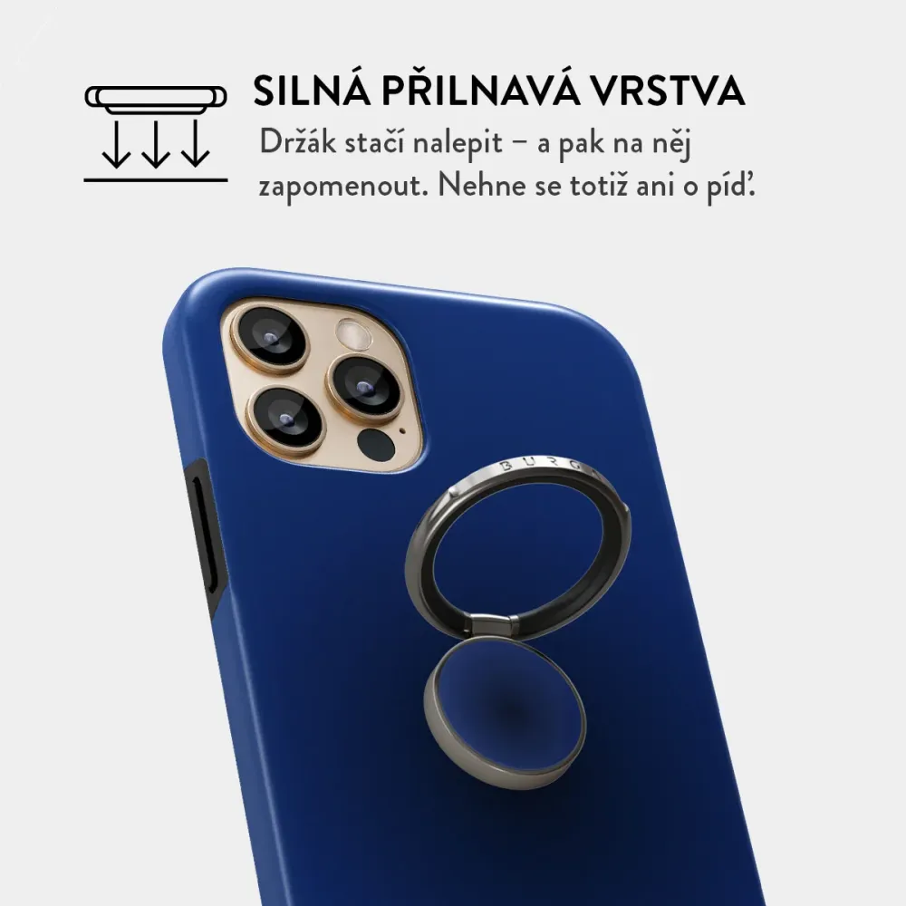 Neptune - Nalepovací držák na prst Antracitova BURGA CZ