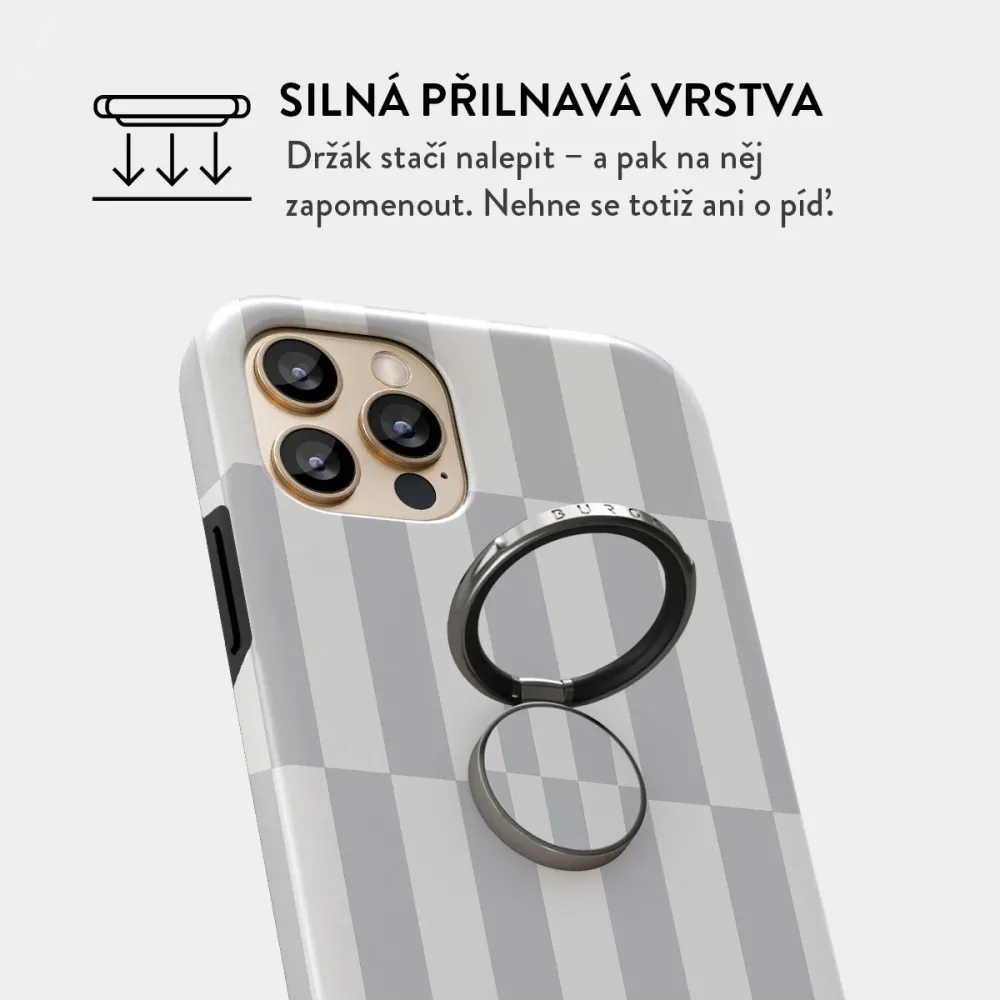 Off-Grid - Nalepovací držák na prst Antracitova BURGA CZ