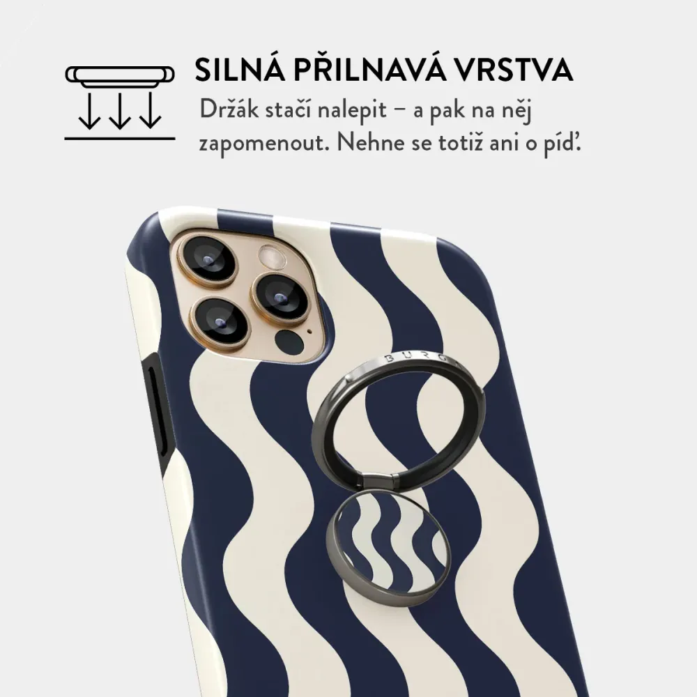 Out Line - Nalepovací držák na prst Antracitova BURGA CZ