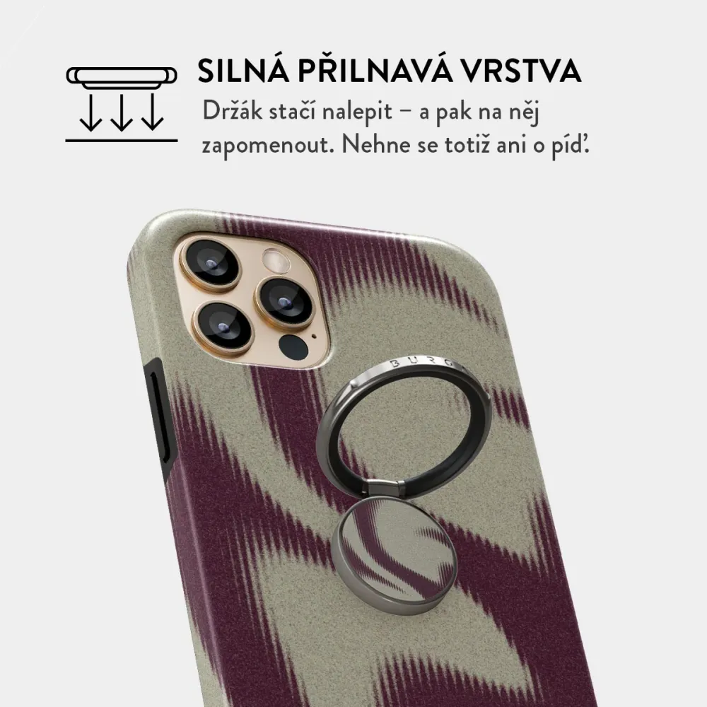 Phantom - Nalepovací držák na prst Antracitova BURGA CZ