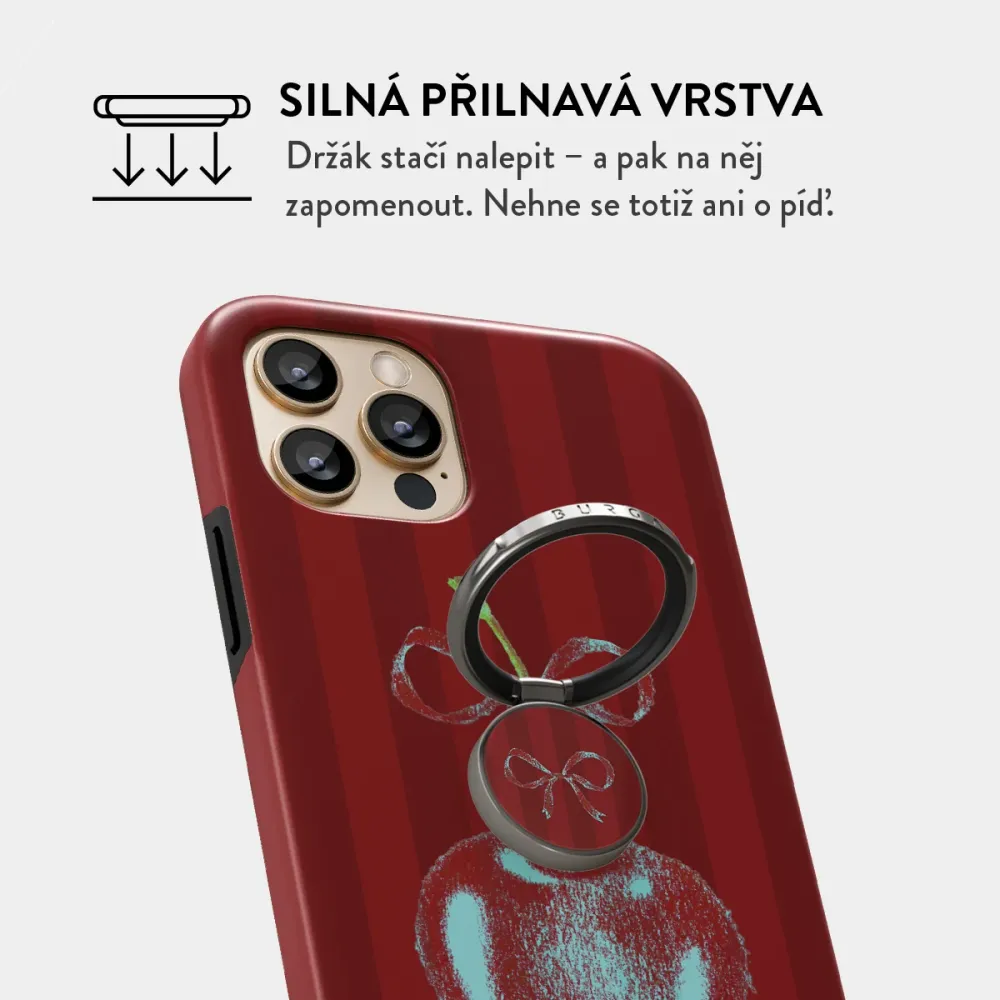 Pick It - Nalepovací držák na prst Antracitova BURGA CZ