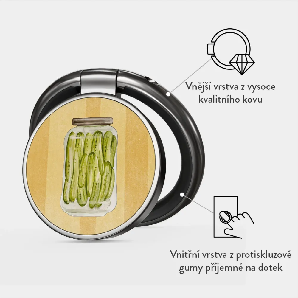 Pickled - Nalepovací držák na prst Antracitova BURGA CZ