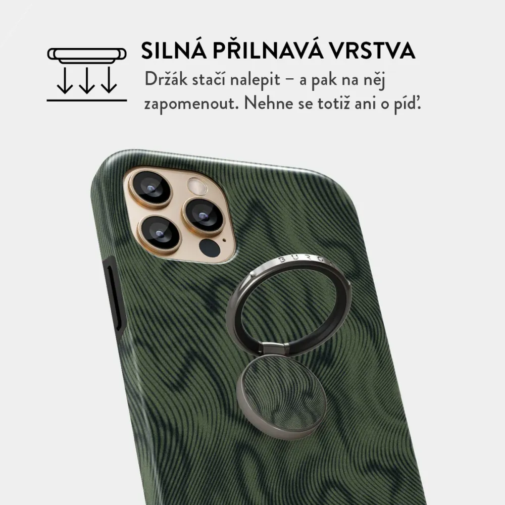 Pioneer - Nalepovací držák na prst Antracitova BURGA CZ