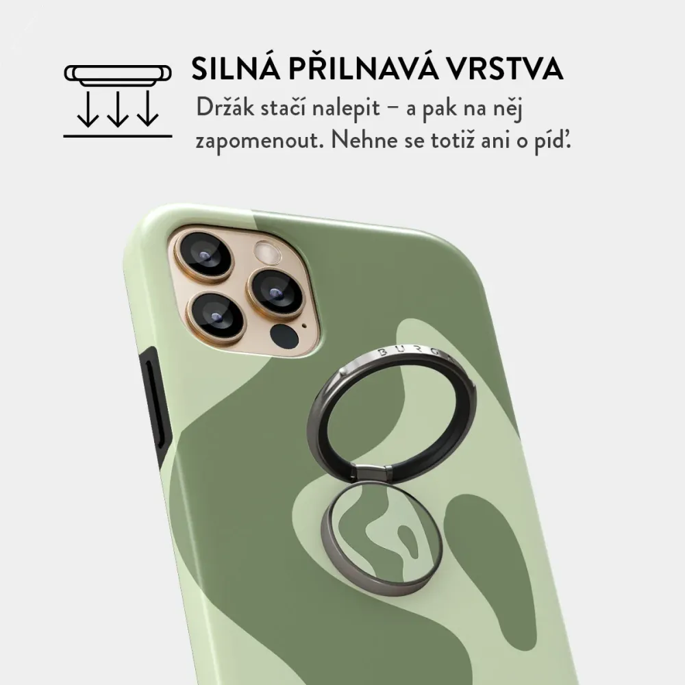No Rush - Nalepovací držák na prst Antracitova BURGA CZ
