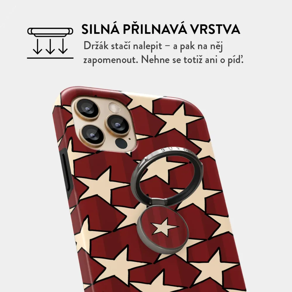 Starchaser - Nalepovací držák na prst Antracitova BURGA CZ