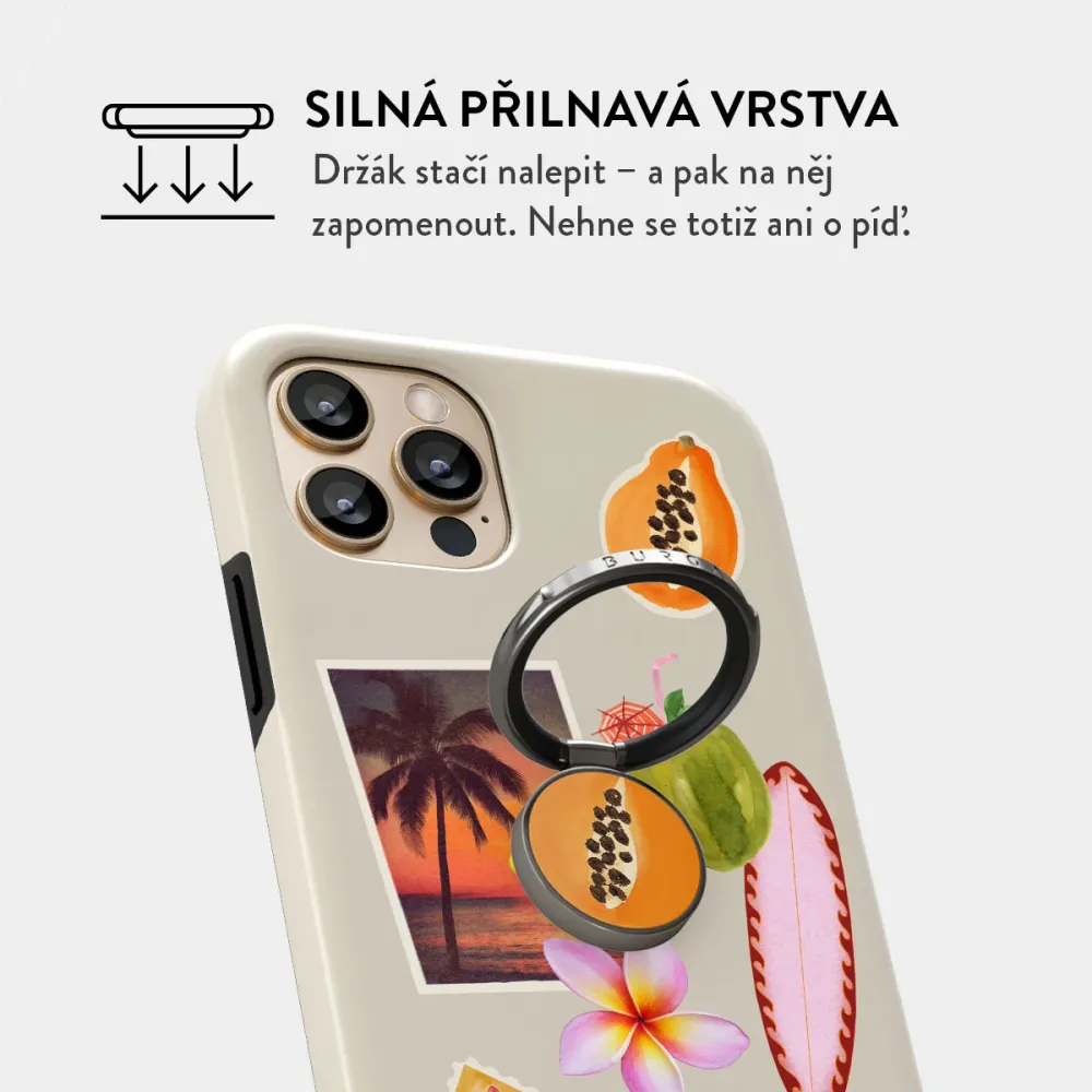 Sun Chaser - Nalepovací držák na prst Antracitova BURGA CZ