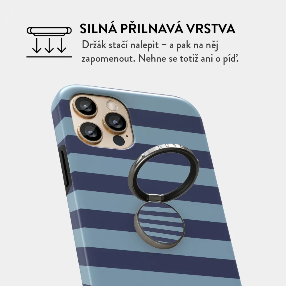 Takeover - Nalepovací držák na prst Antracitova BURGA CZ