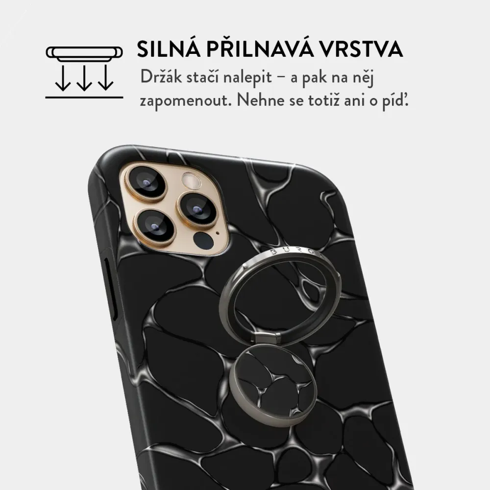 Void - Nalepovací držák na prst Antracitova BURGA CZ