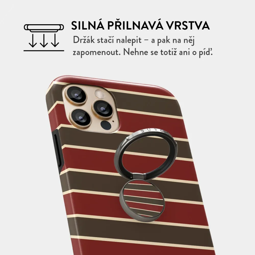 Yearbook - Nalepovací držák na prst Antracitova BURGA CZ