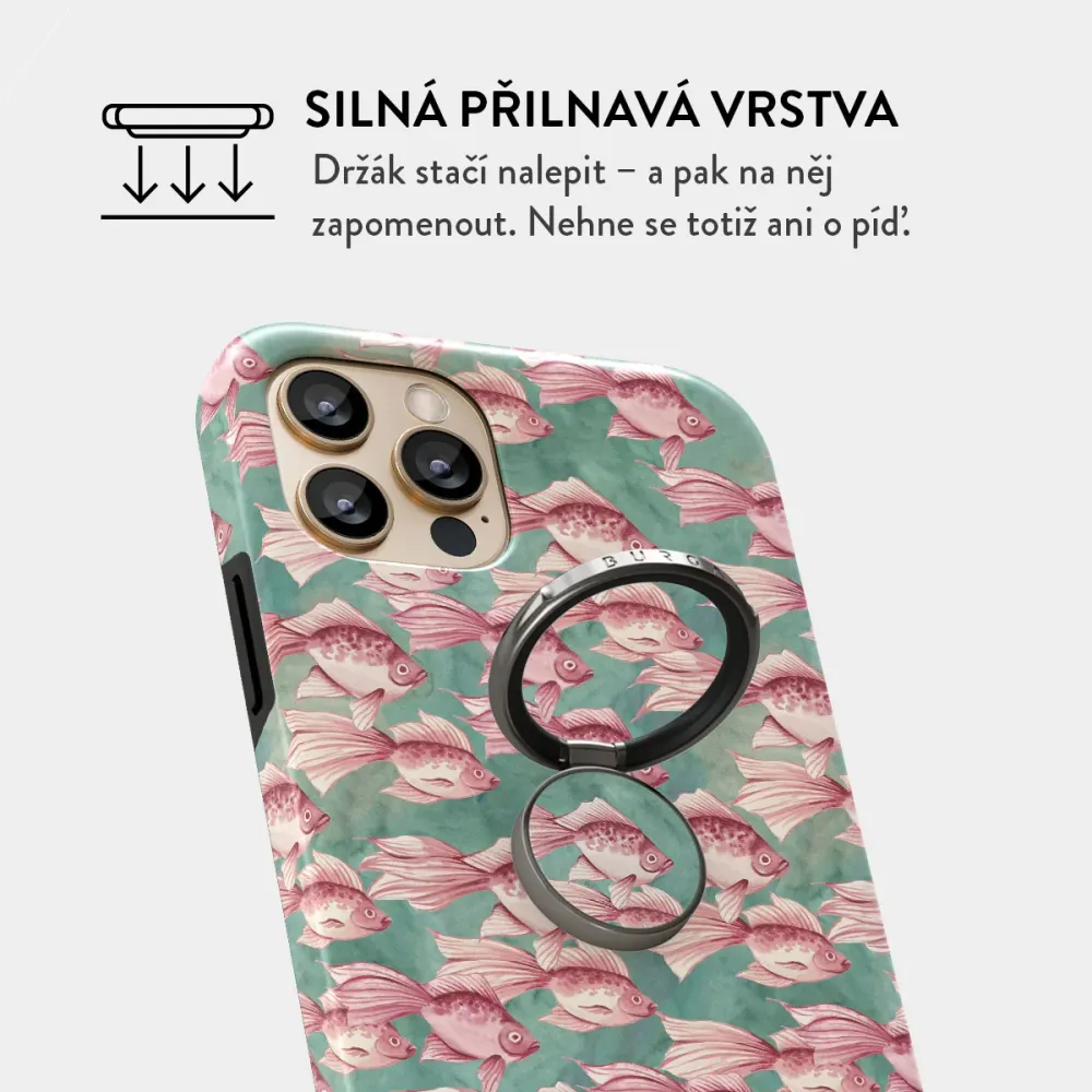 Yume - Nalepovací držák na prst Antracitova BURGA CZ