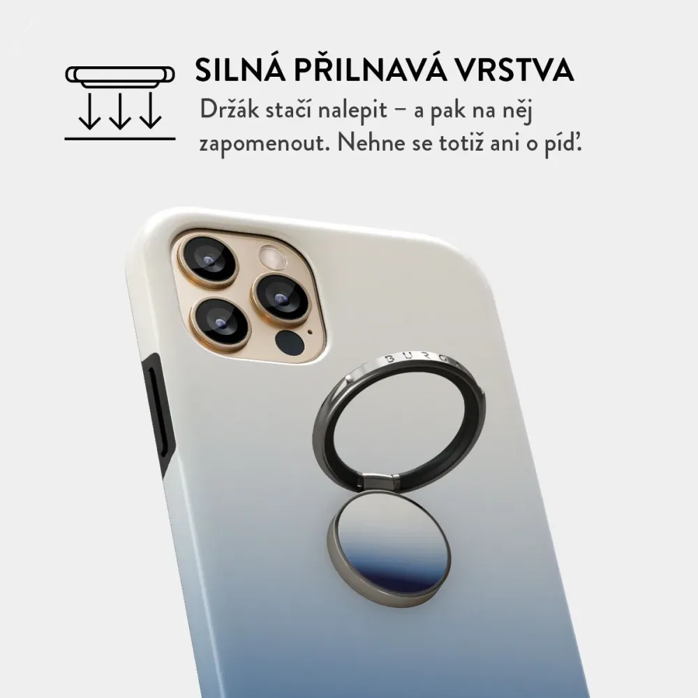Zero Gravity - Nalepovací držák na prst Antracitova BURGA CZ