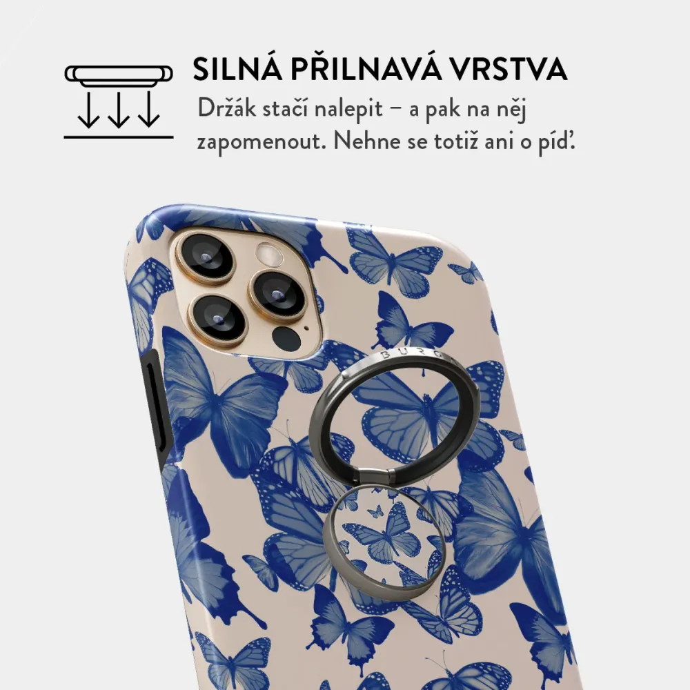 Butterfly Effect - Nalepovací držák na prst Antracitova