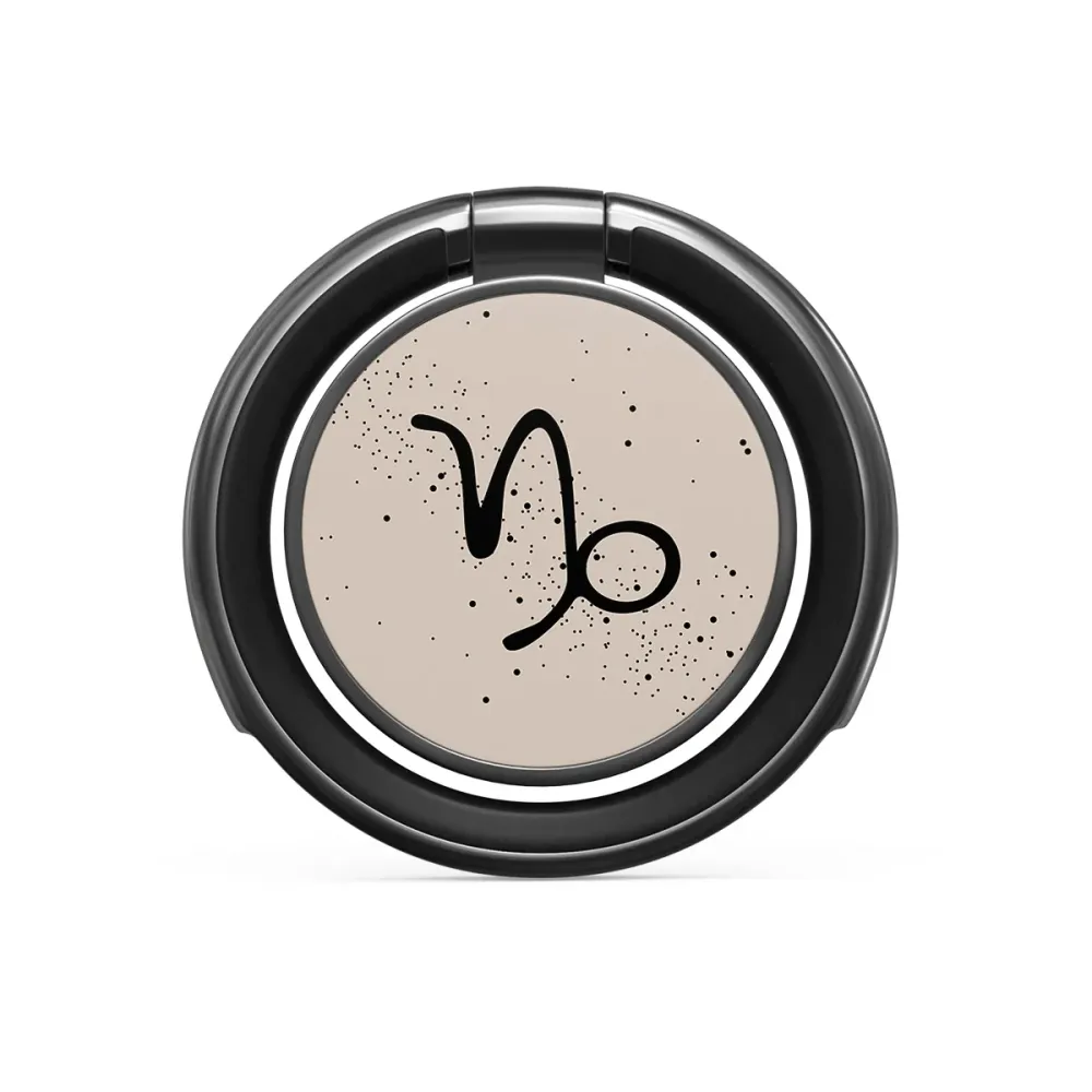 Capricorn - Nalepovací držák na prst Antracitova