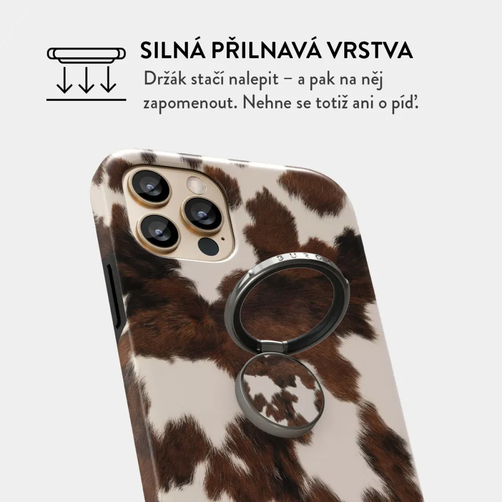 Celestial - Nalepovací držák na prst Antracitova