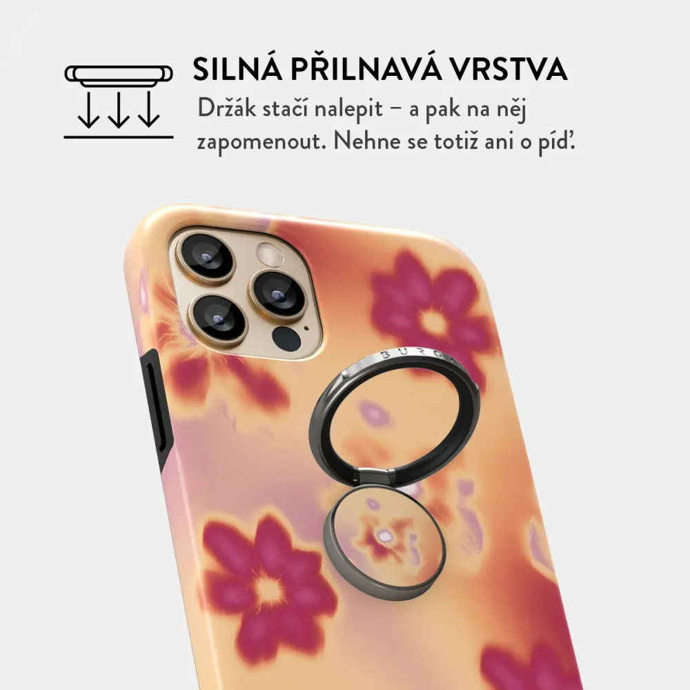 Divine - Nalepovací držák na prst Antracitova