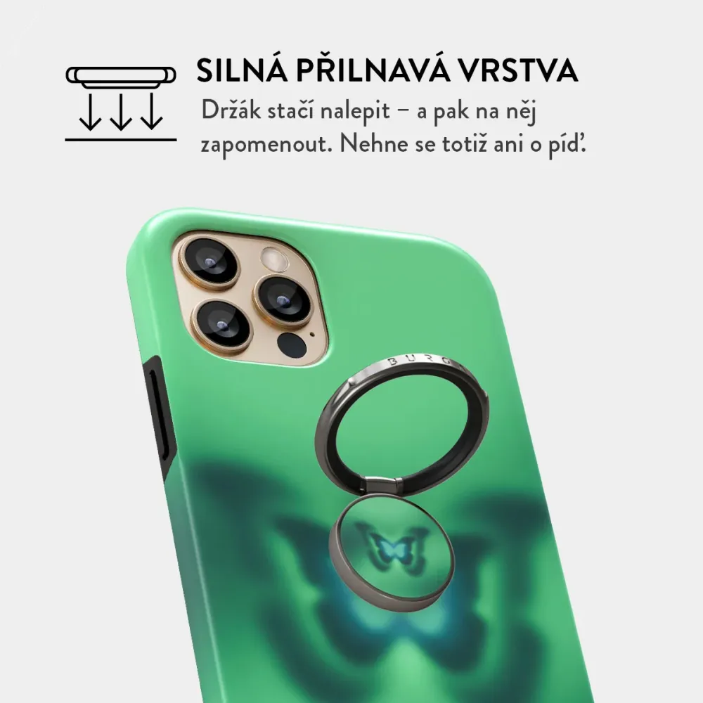 Energy - Nalepovací držák na prst Antracitova