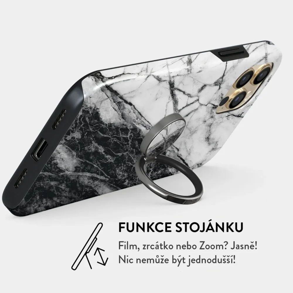 Fatal Contradiction - Nalepovací držák na prst Antracitova