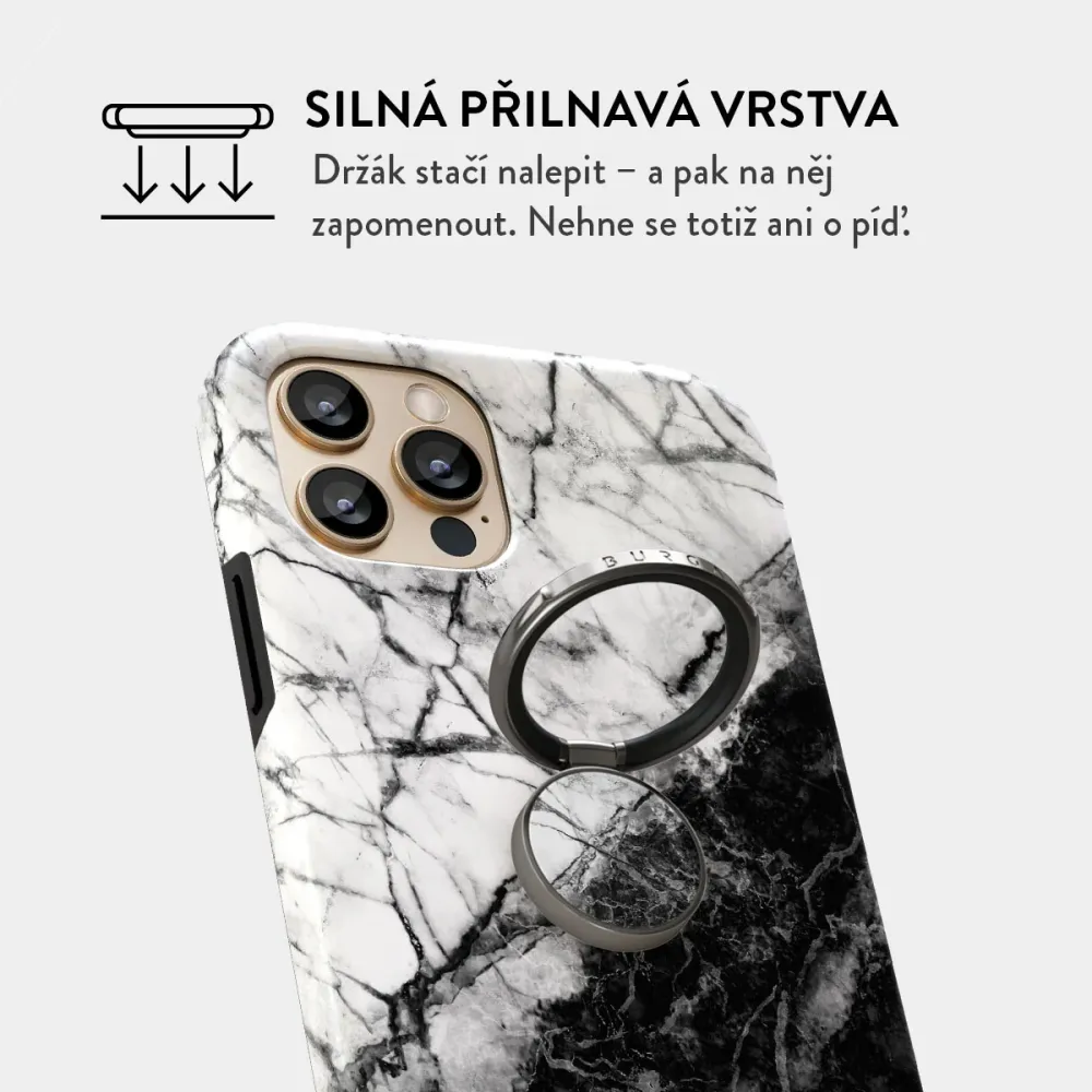 Fatal Contradiction - Nalepovací držák na prst Antracitova