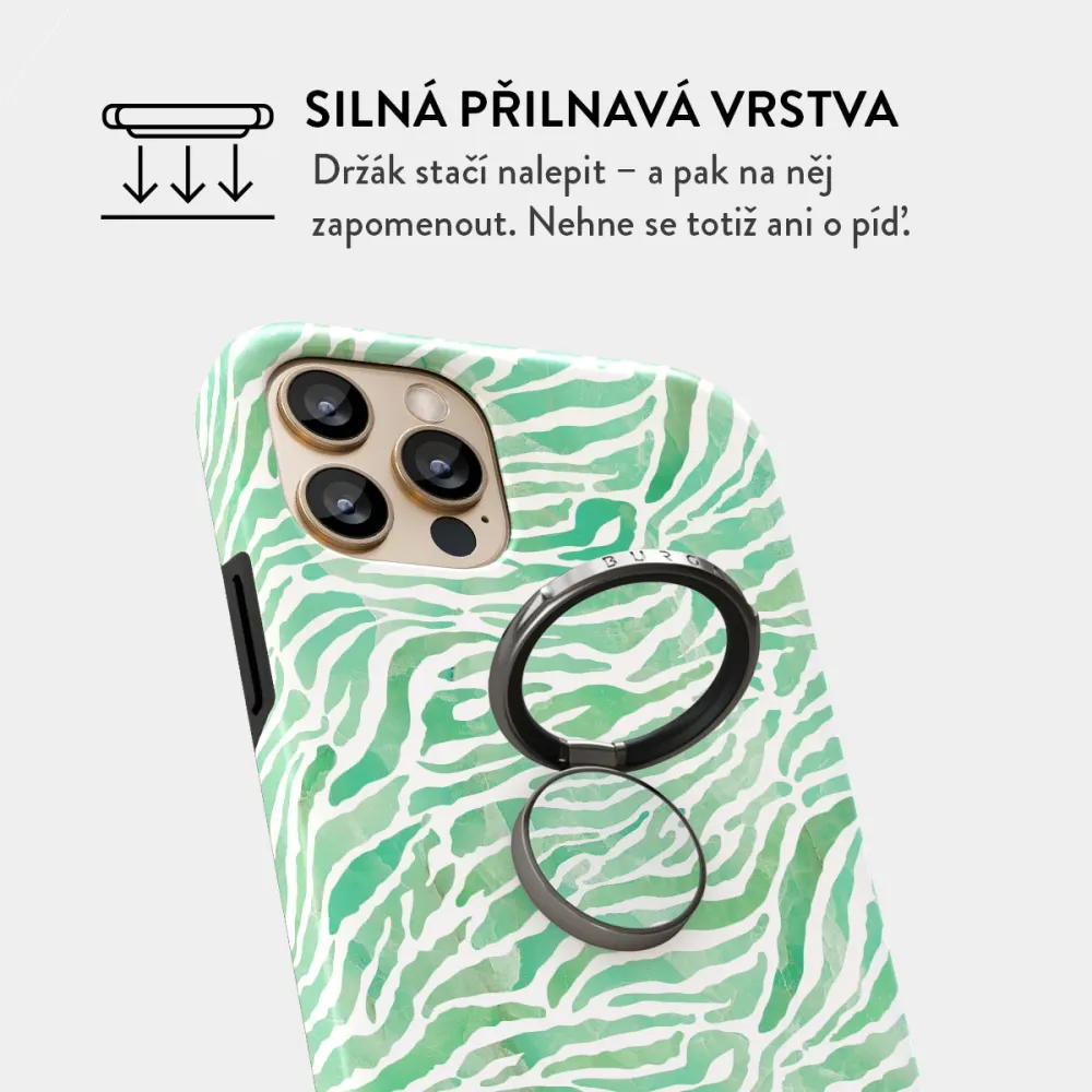 Free Spirit - Nalepovací držák na prst Antracitova