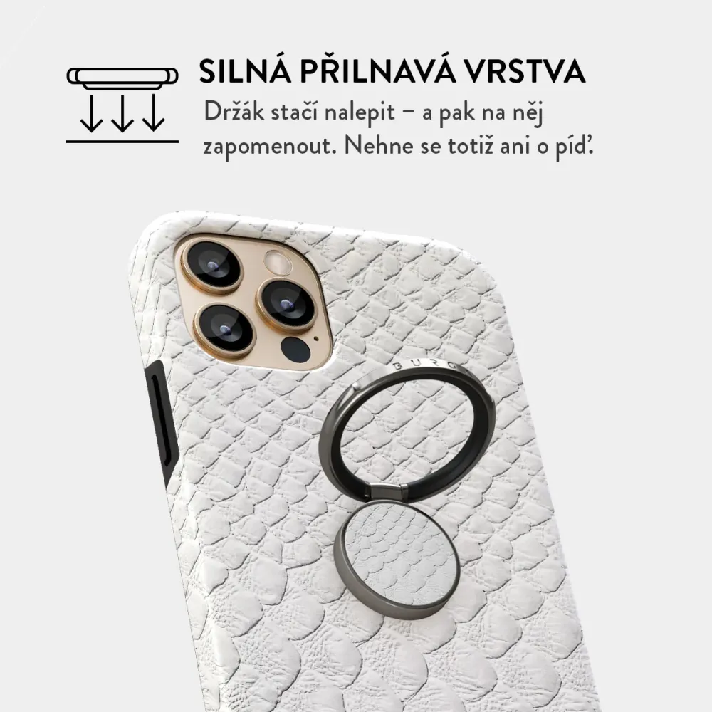 Glacial Desert - Nalepovací držák na prst Antracitova