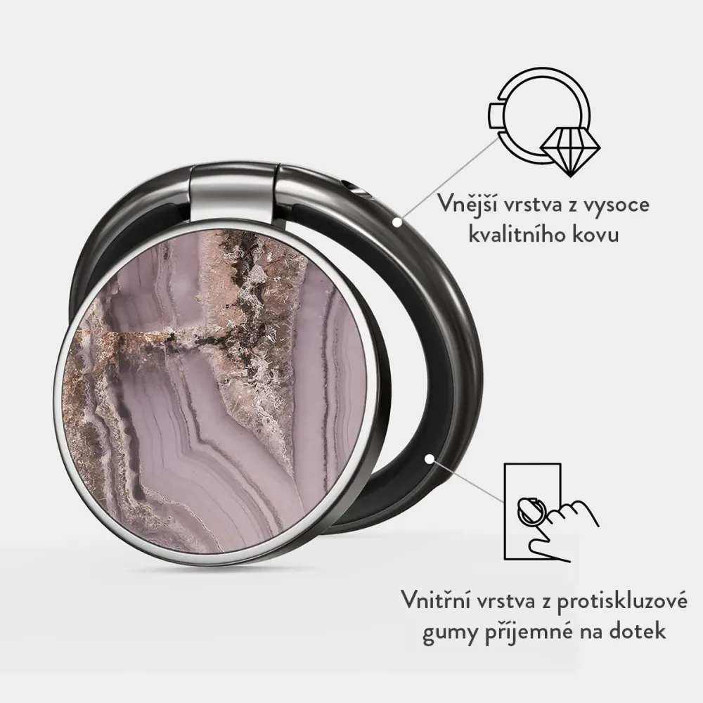 Golden Taupe - Nalepovací držák na prst Antracitova