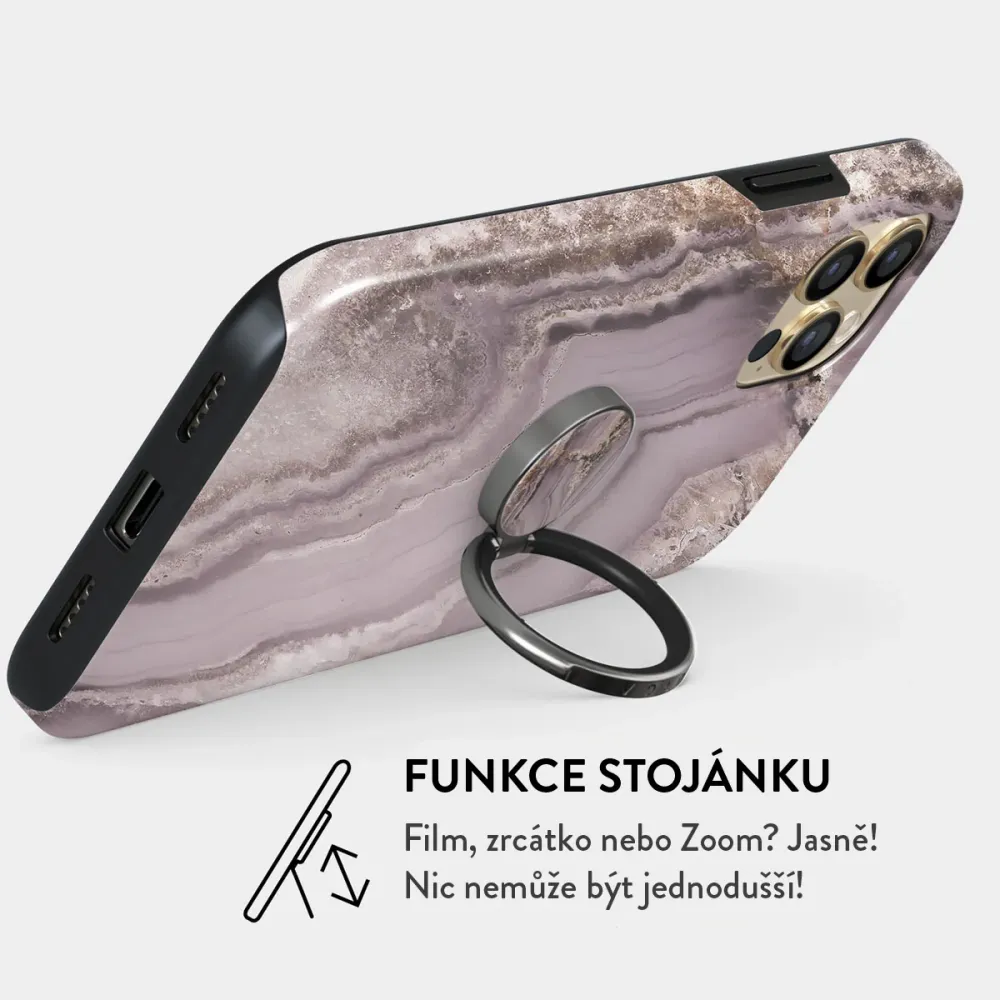 Golden Taupe - Nalepovací držák na prst Antracitova