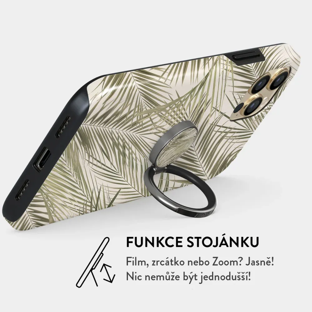 Happy Place - Nalepovací držák na prst Antracitova