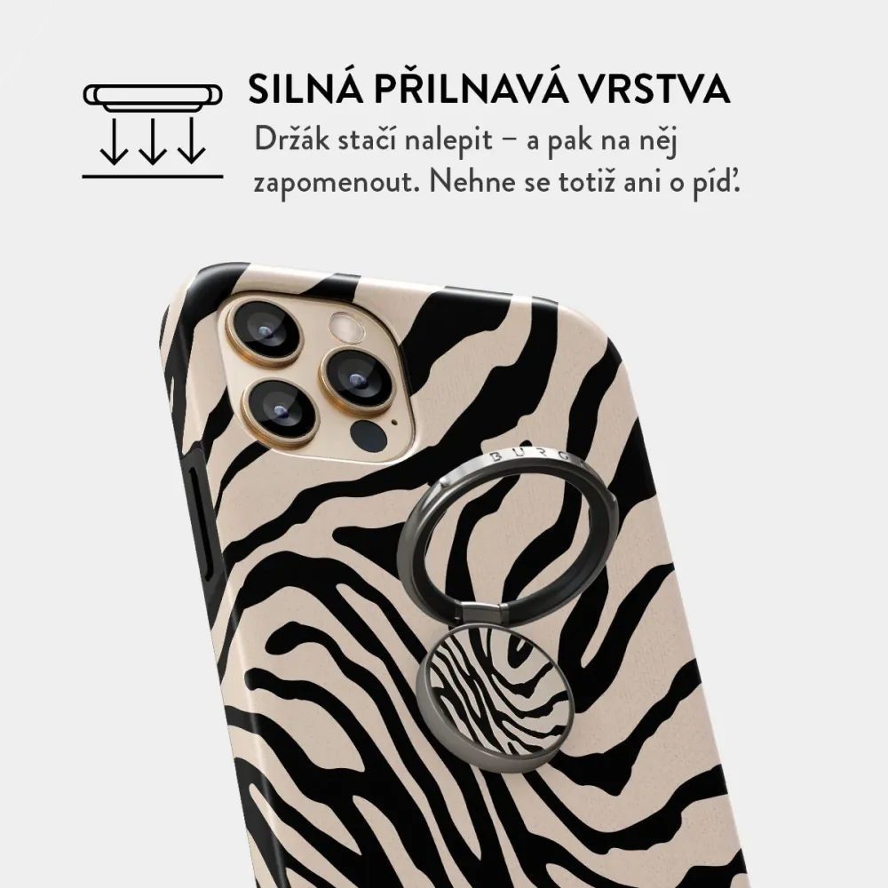 Imperial - Nalepovací držák na prst Antracitova