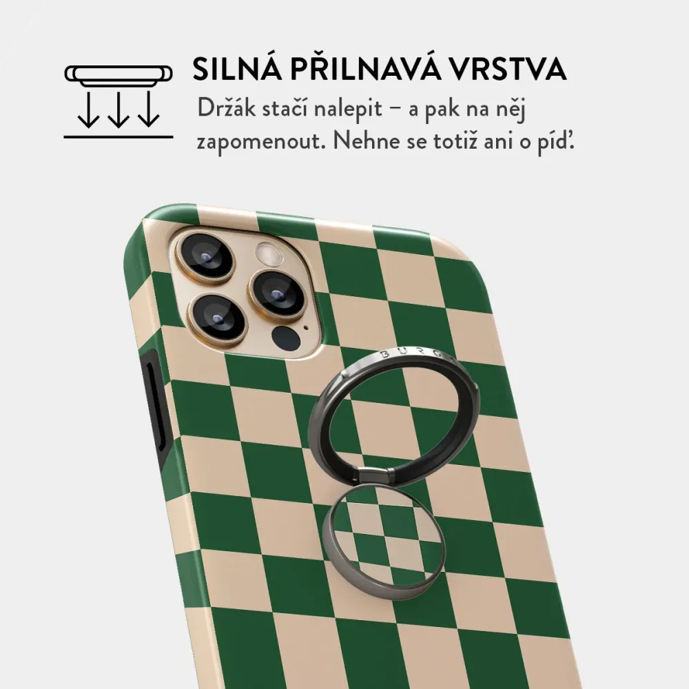 Ivy League - Nalepovací držák na prst Antracitova