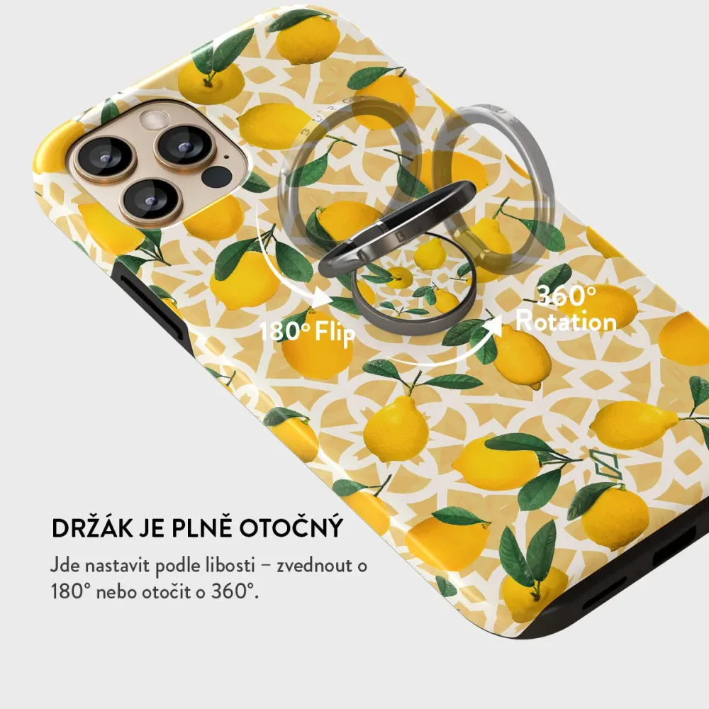 Lemon Juice - Nalepovací držák na prst Antracitova