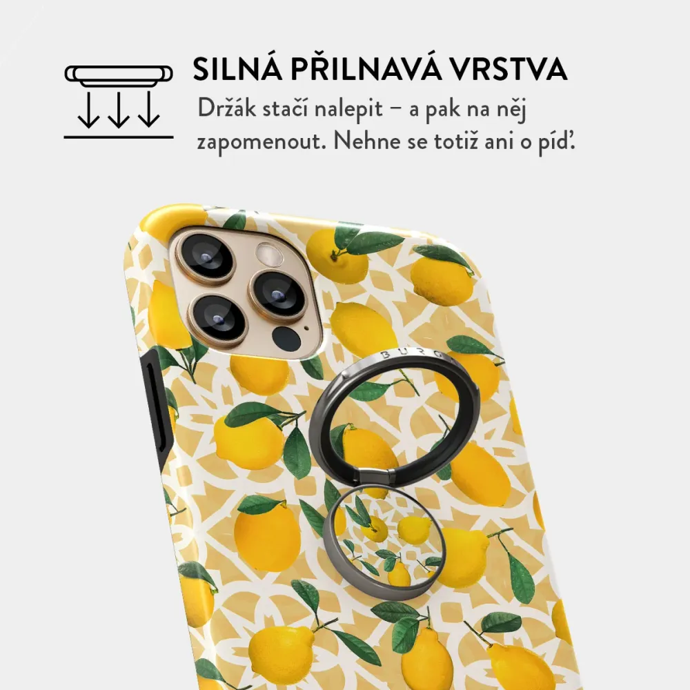 Lemon Juice - Nalepovací držák na prst Antracitova
